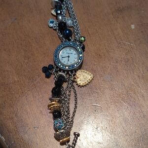 Chaps Silver and Black Women's Watch